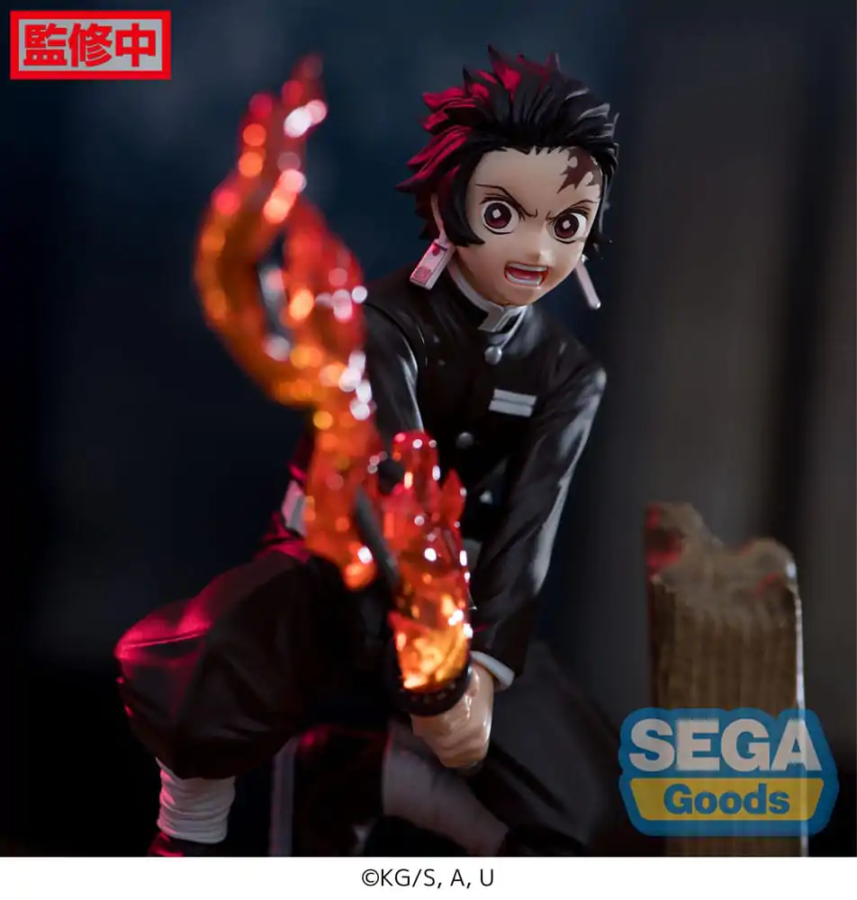 Demon Slayer: Kimetsu no Yaiba Xross Link Anime PVC Statue Tanjiro Kamado -Swordsmith Village Arc- 12 cm termékfotó