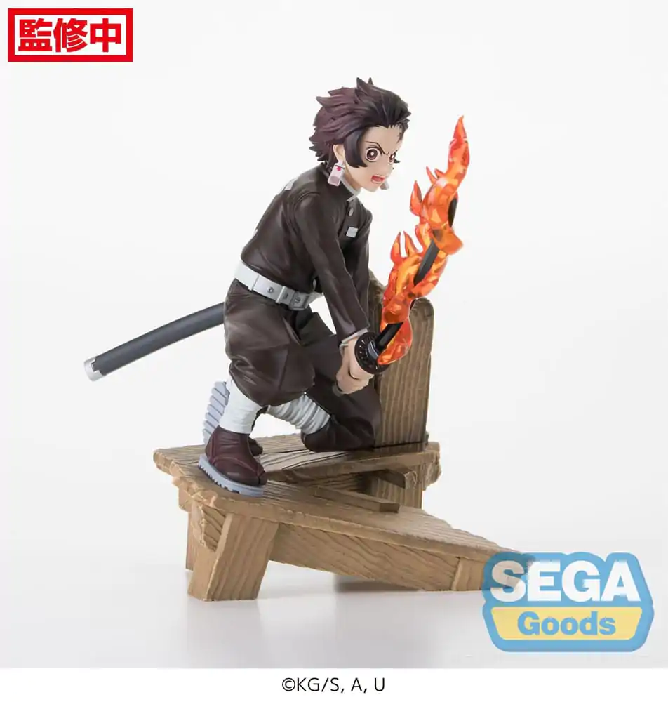 Demon Slayer: Kimetsu no Yaiba Xross Link Anime PVC Statue Tanjiro Kamado -Swordsmith Village Arc- 12 cm termékfotó