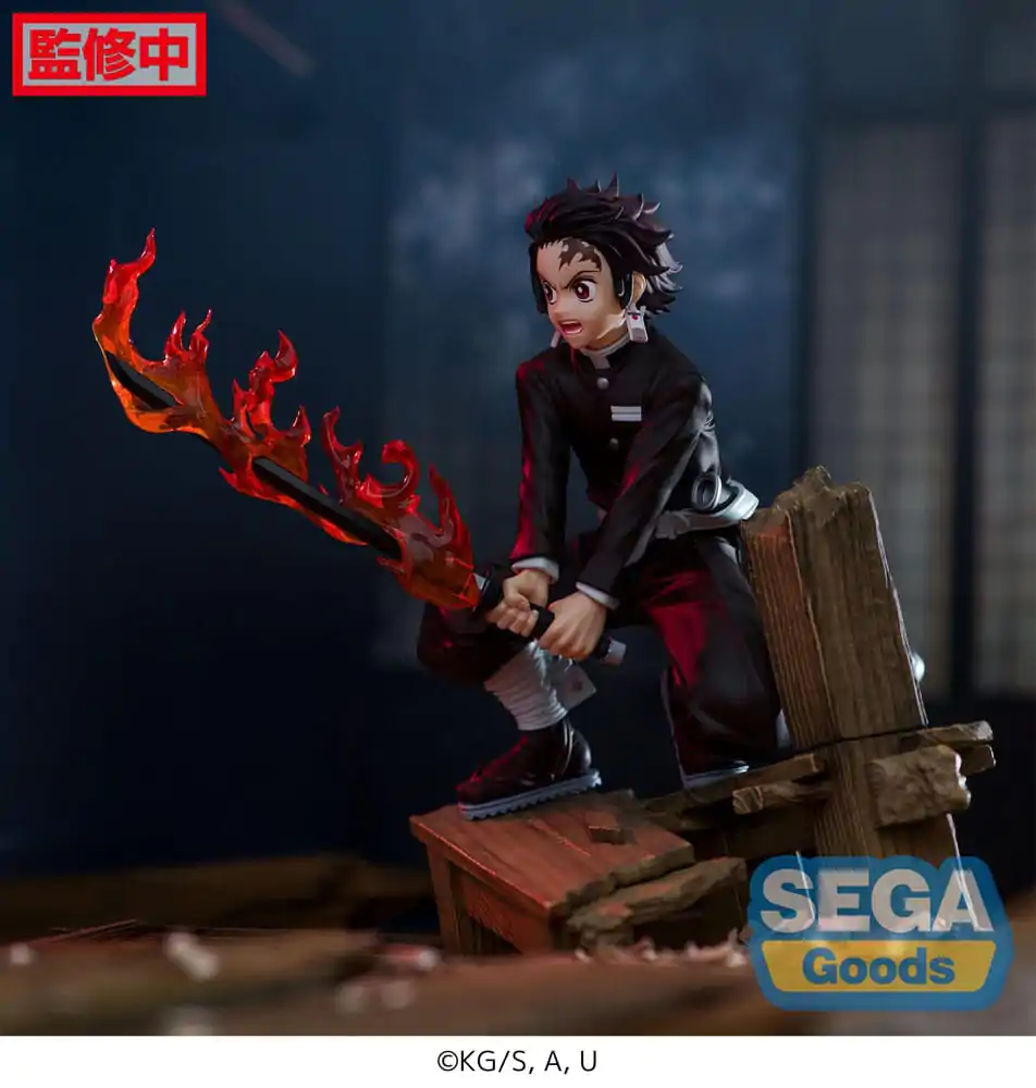 Demon Slayer: Kimetsu no Yaiba Xross Link Anime PVC Statue Tanjiro Kamado -Swordsmith Village Arc- 12 cm termékfotó