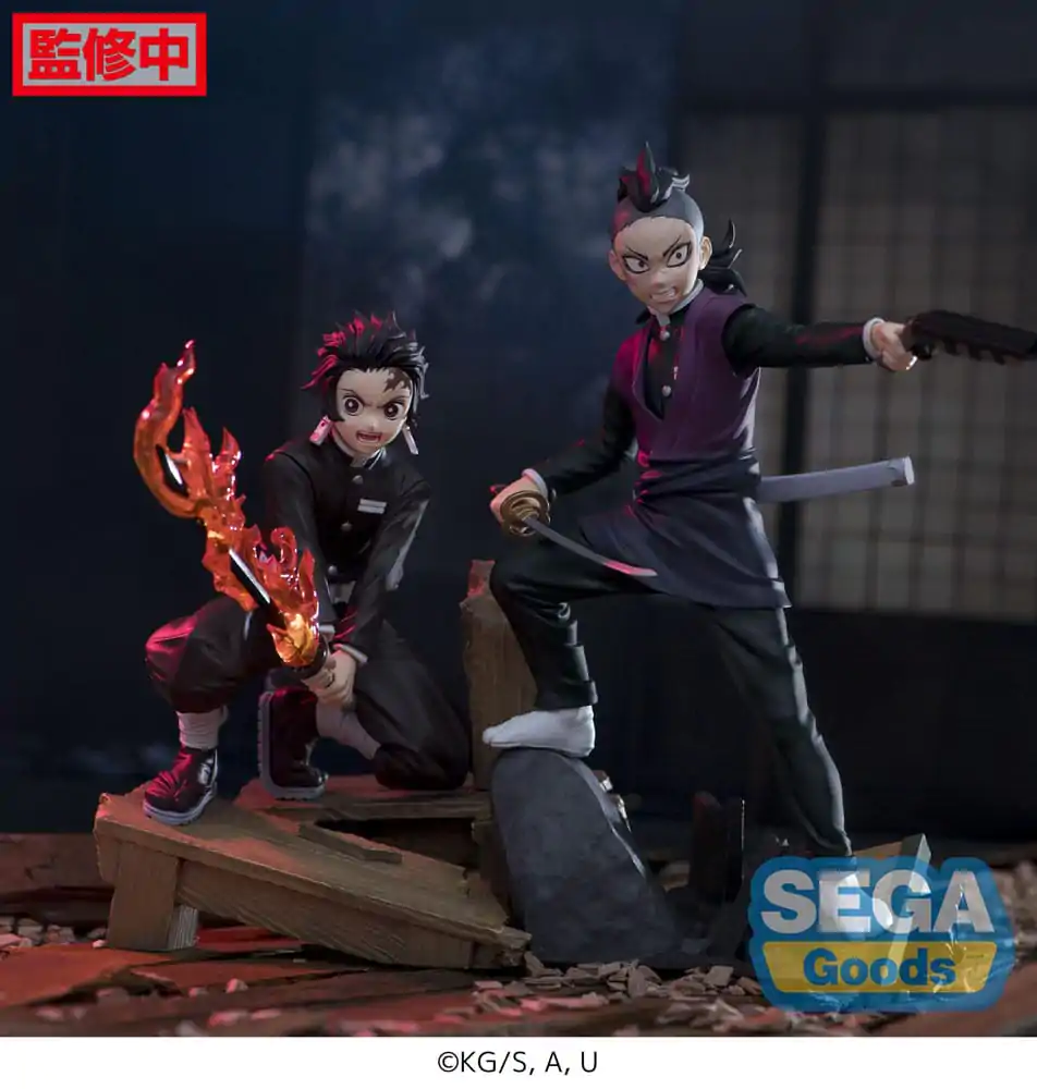 Demon Slayer: Kimetsu no Yaiba Xross Link Anime PVC Statue Tanjiro Kamado -Swordsmith Village Arc- 12 cm termékfotó