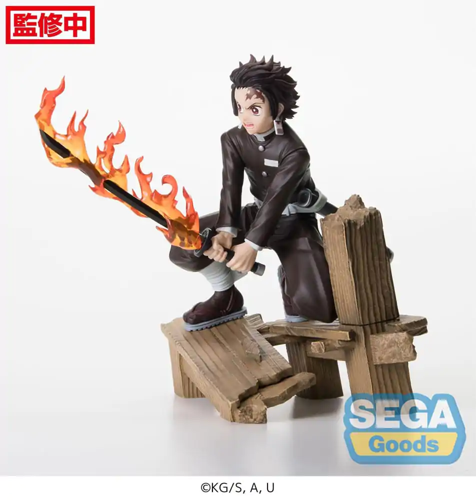 Demon Slayer: Kimetsu no Yaiba Xross Link Anime PVC Statue Tanjiro Kamado -Swordsmith Village Arc- 12 cm termékfotó