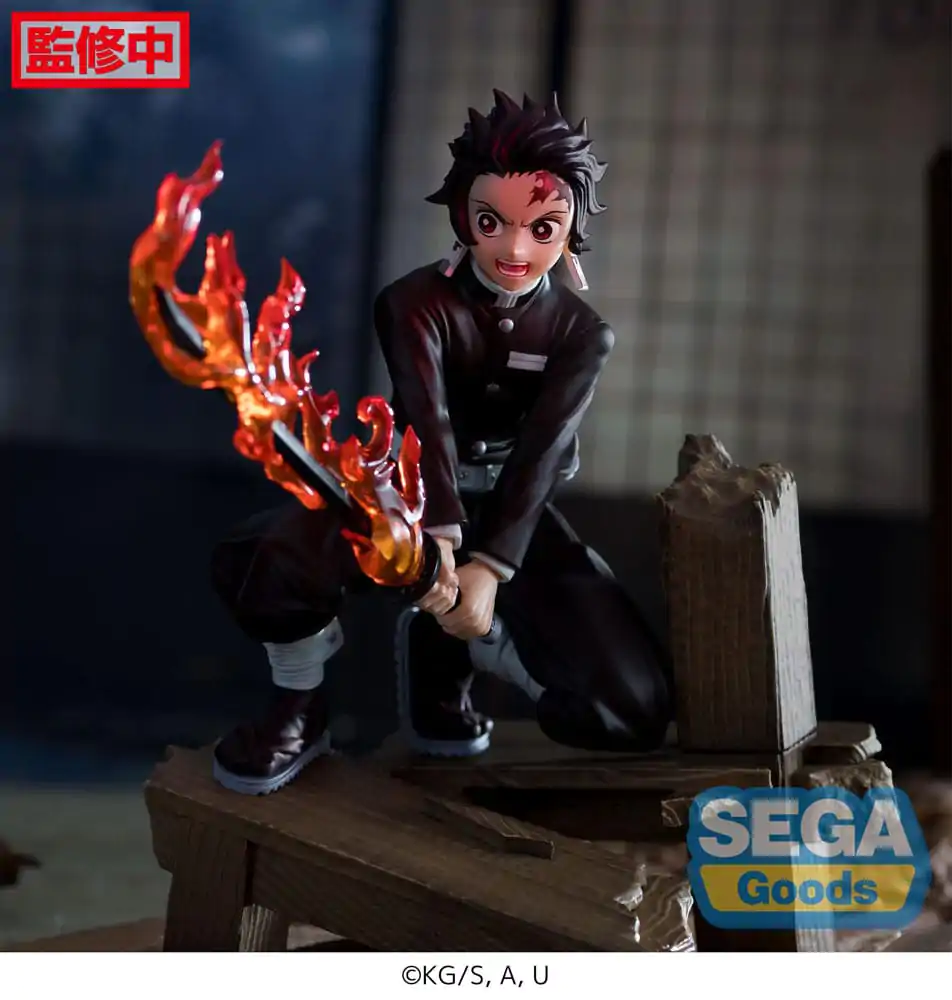 Demon Slayer: Kimetsu no Yaiba Xross Link Anime PVC Statue Tanjiro Kamado -Swordsmith Village Arc- 12 cm termékfotó