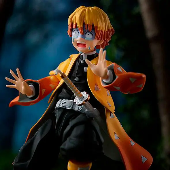 Demon Slayer: Kimetsu no Yaiba Figma Action Figure Zenitsu Agatsuma DX Edition 13 cm product photo