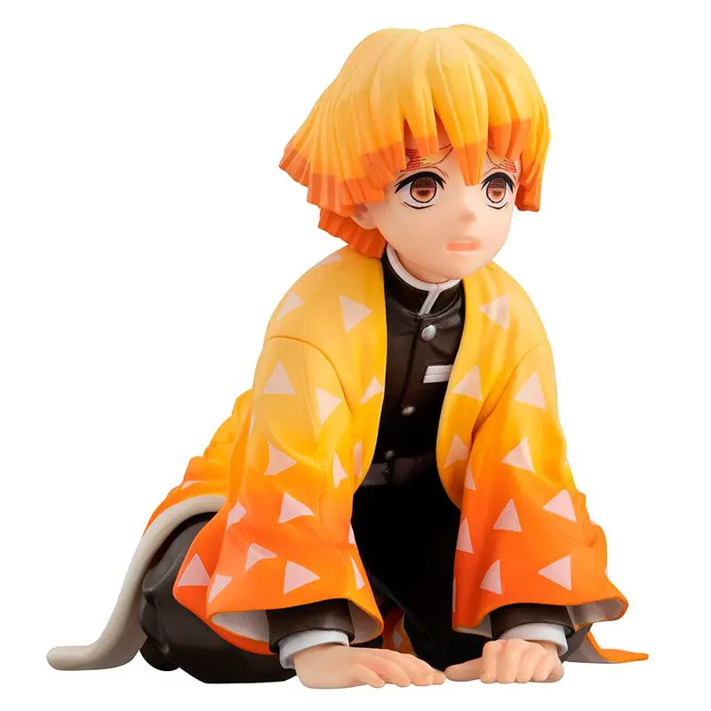 Demon Slayer Kimetsu no Yaiba Zenitsu Palm Size Edition Deluxe statue 7cm product photo