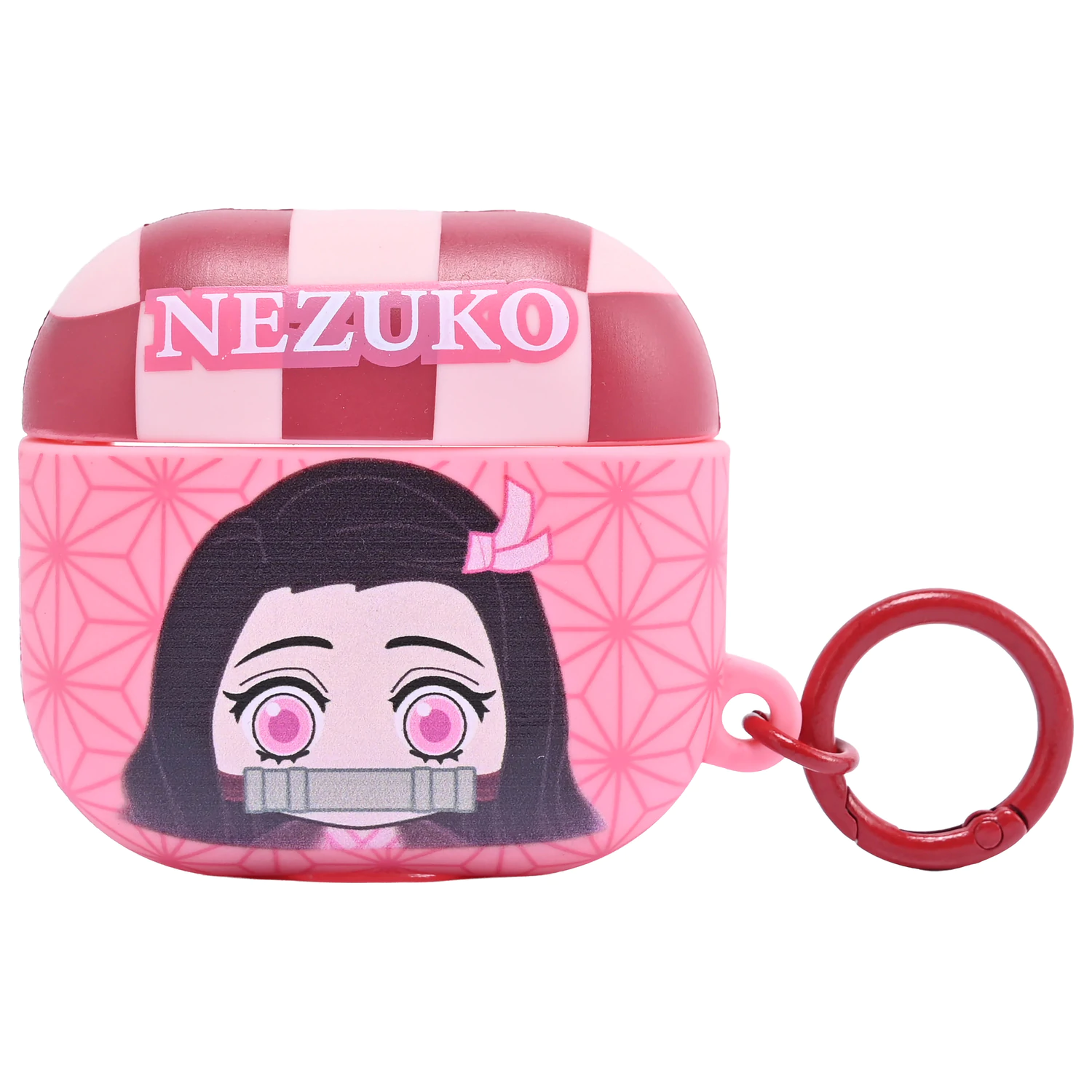 Demon Slayer Nezuko 3D Foam AirPods Case Bag Clip product photo