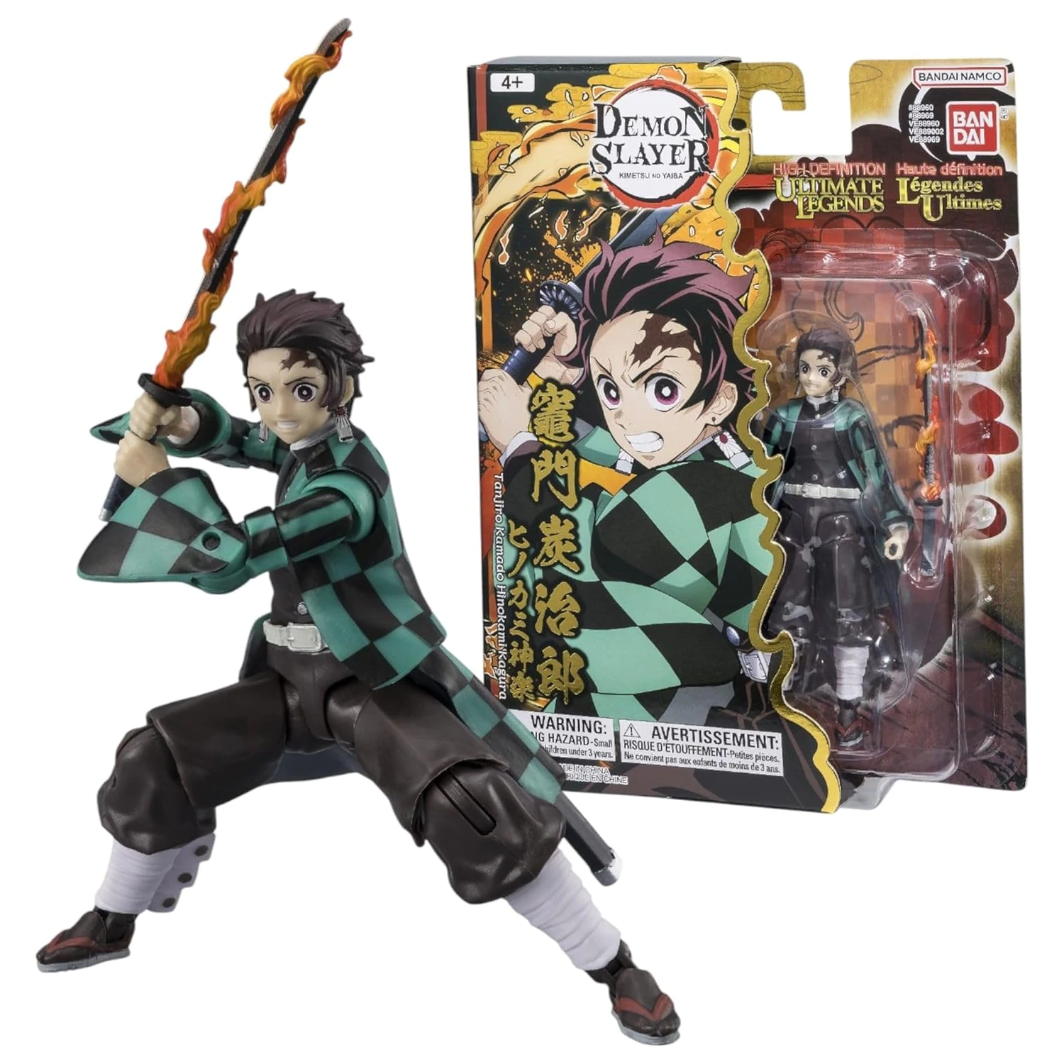 DEMON SLAYER - Tanjiro Kagura - Ultimate Legends Figure V3 - 12cm product photo