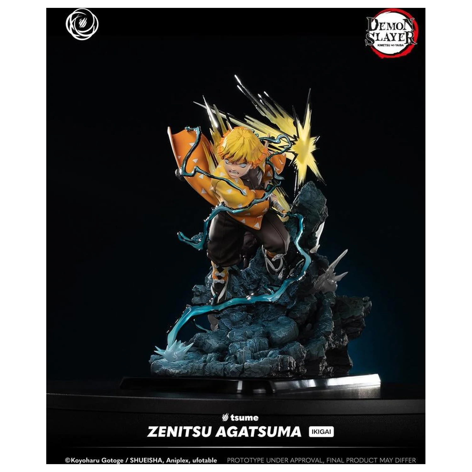 Demon Slayer Zenitsu Agatsuma Statue Ikigai 1/6 By Tsume 41cm product photo