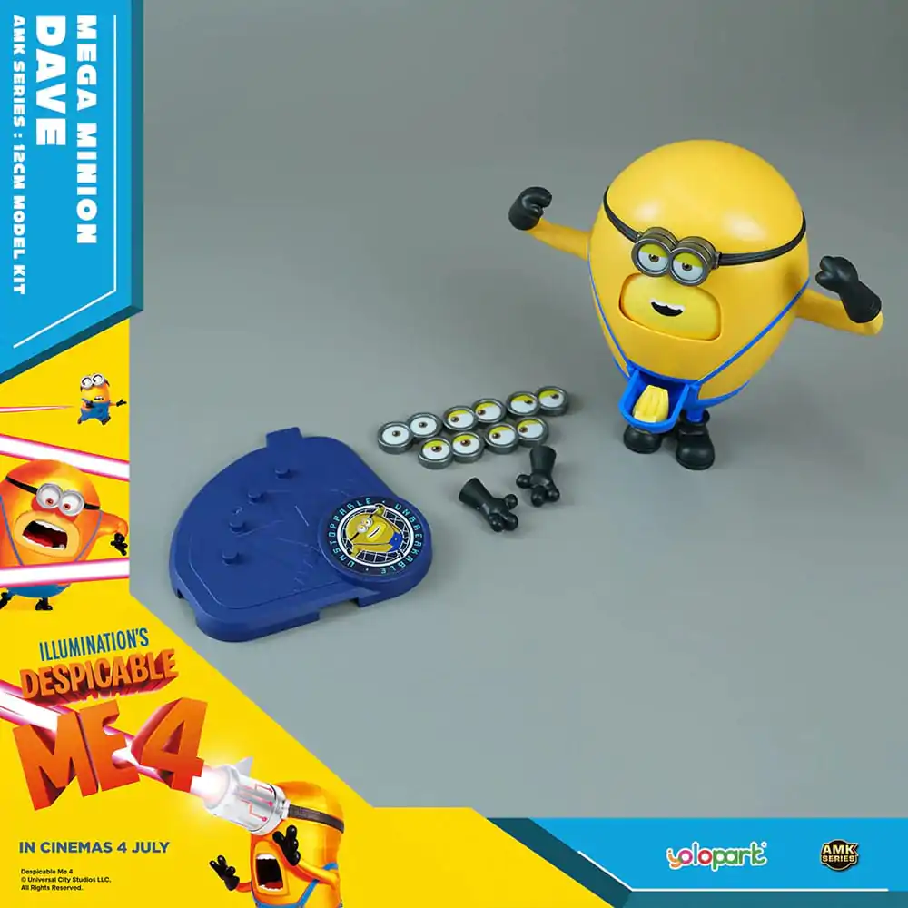 Despicable Me 4 AMK Series Plastic Model Kit Super Dave 12 cm product photo