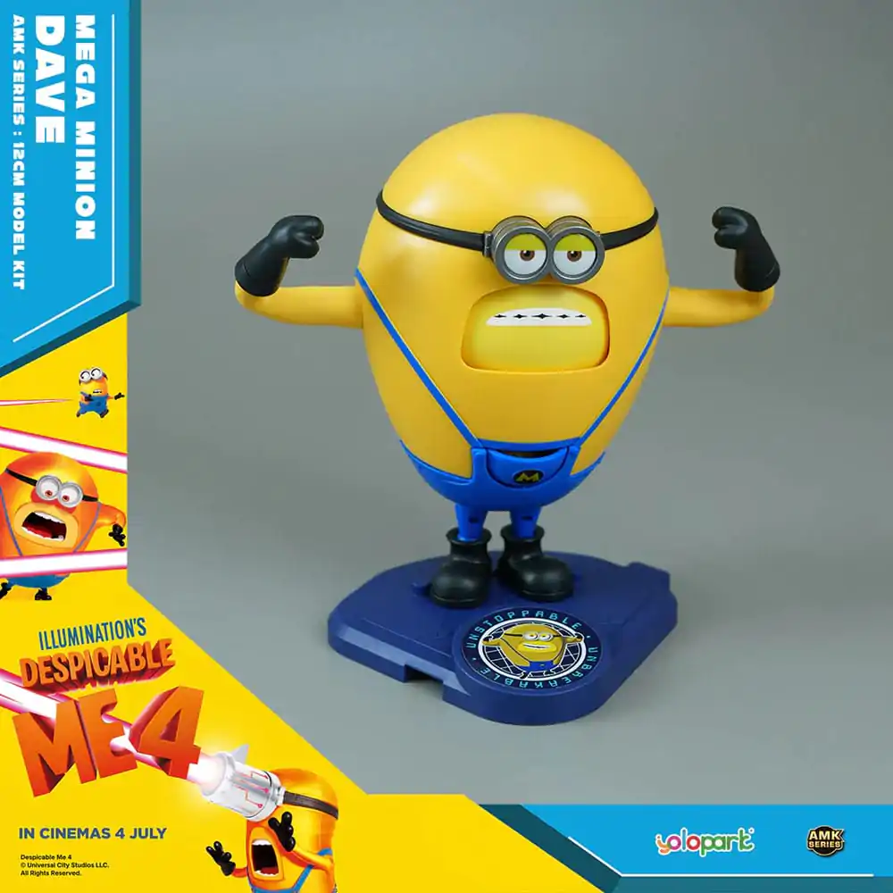 Despicable Me 4 AMK Series Plastic Model Kit Super Dave 12 cm product photo