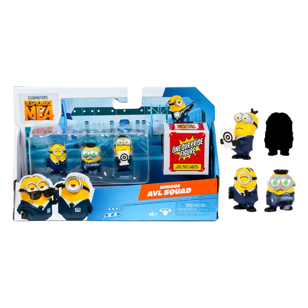 Despicable Me 4 Figure 4-Pack AVL 5 cm termékfotó