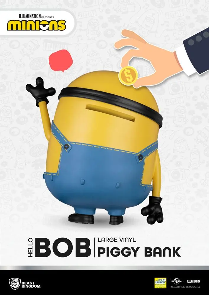 Despicable Me Piggy Vinyl Bank Hello Bob 35 cm product photo