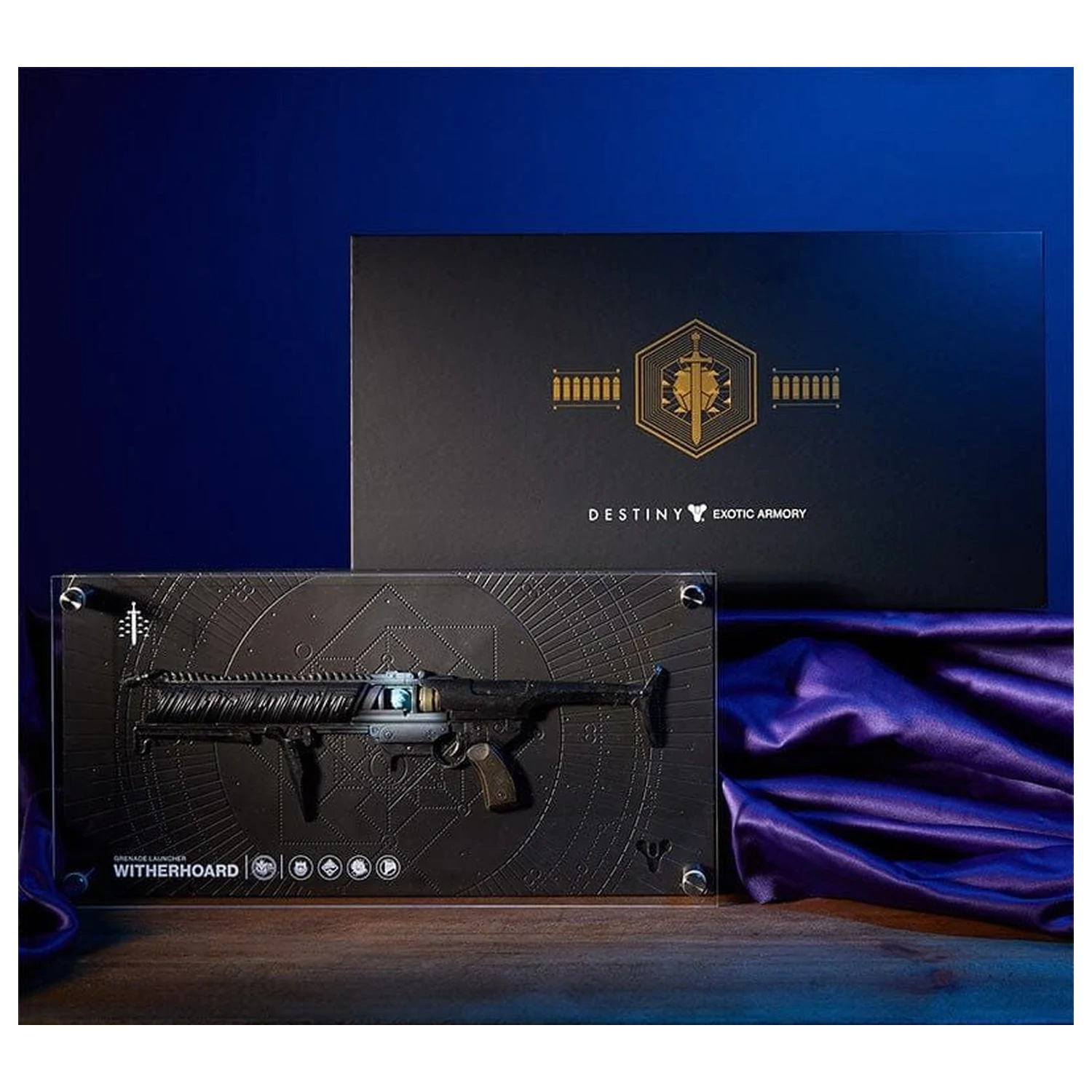 Destiny 2 Witherhoard Exotic Weapon Plaque Replica product photo