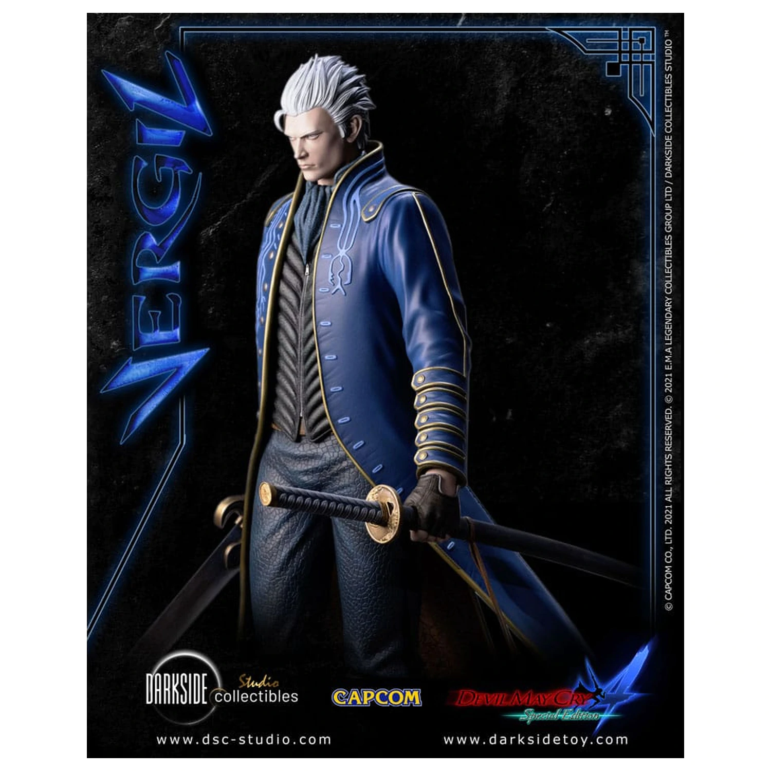 Devil May Cry 4 Premium Statue 1/4 Vergil 51 cm product photo