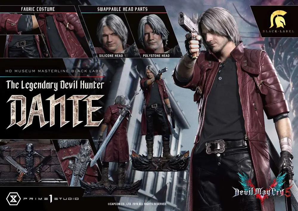 Devil May Cry 5 Statue 1/2 Dante Black Label 109 cm product photo