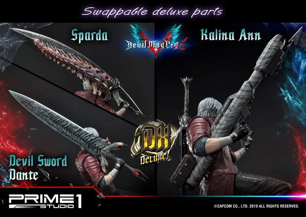 Devil May Cry 5 Statue 1/4 Dante Deluxe Ver. 74 cm product photo