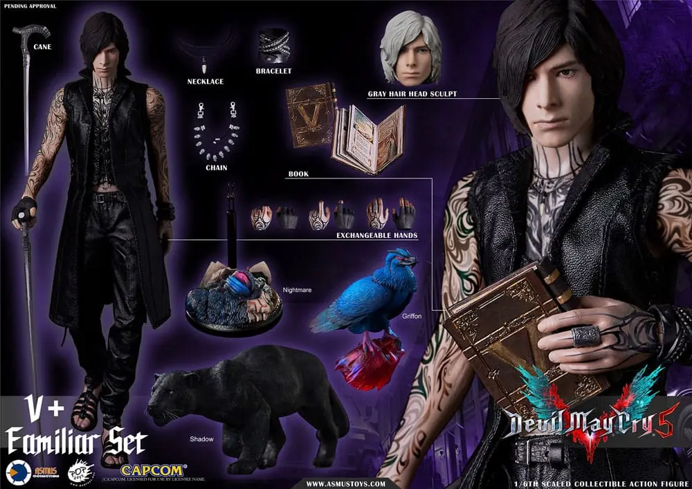 Devil May Cry 5 Action Figure 1/6 V (Luxury Edition) 31 cm product photo