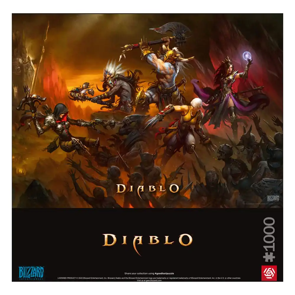 Diablo Gaming Puzzle Heroes Battle (1000 pieces) product photo