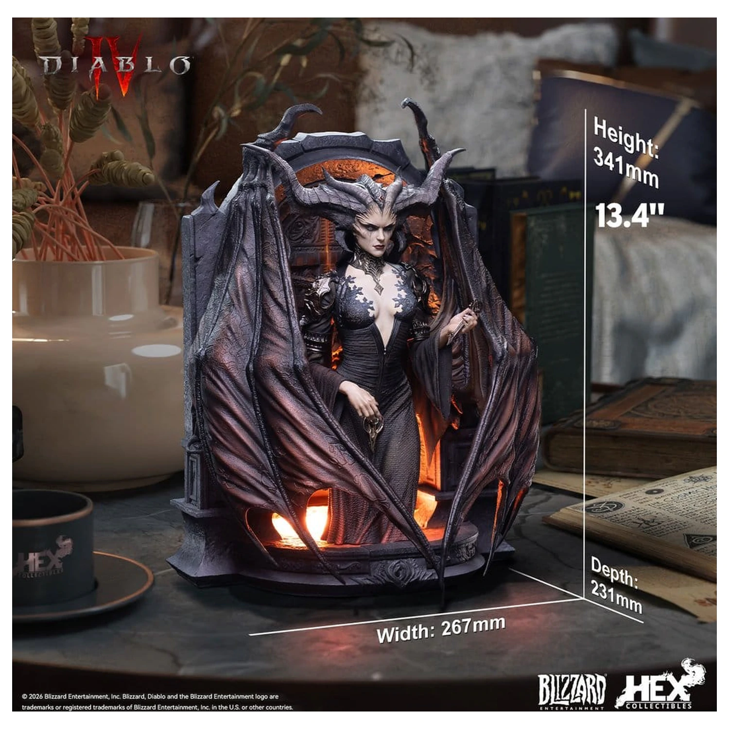 Diablo IV Art Statue Lilith 34 cm product photo