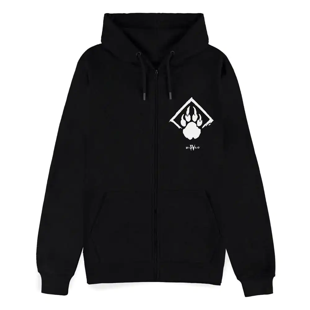 Diablo IV Zipper Hoodie Sweater Druid Sigil product photo
