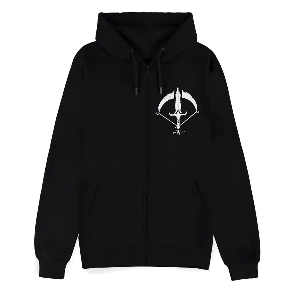 Diablo IV Zipper Hoodie Sweater Rouge Sigil product photo