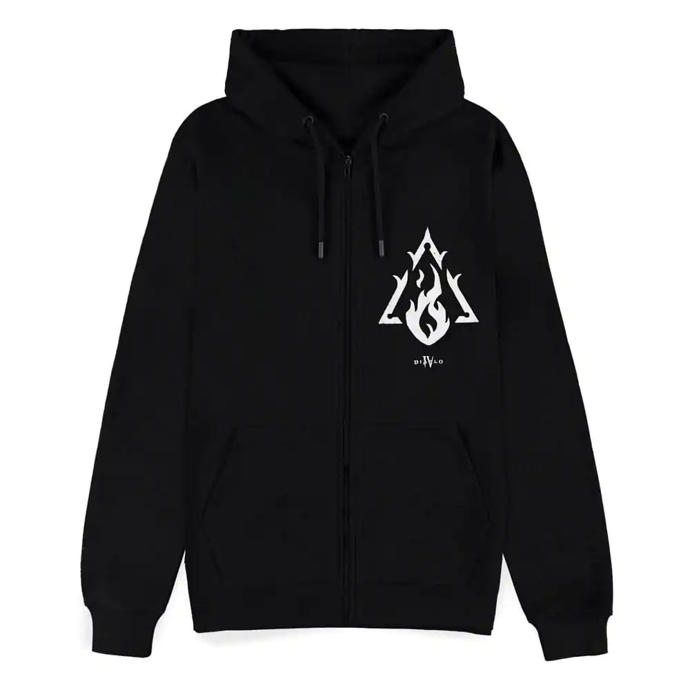 Diablo IV Zipper Hoodie Sweater Sorcerer Sigil termékfotó