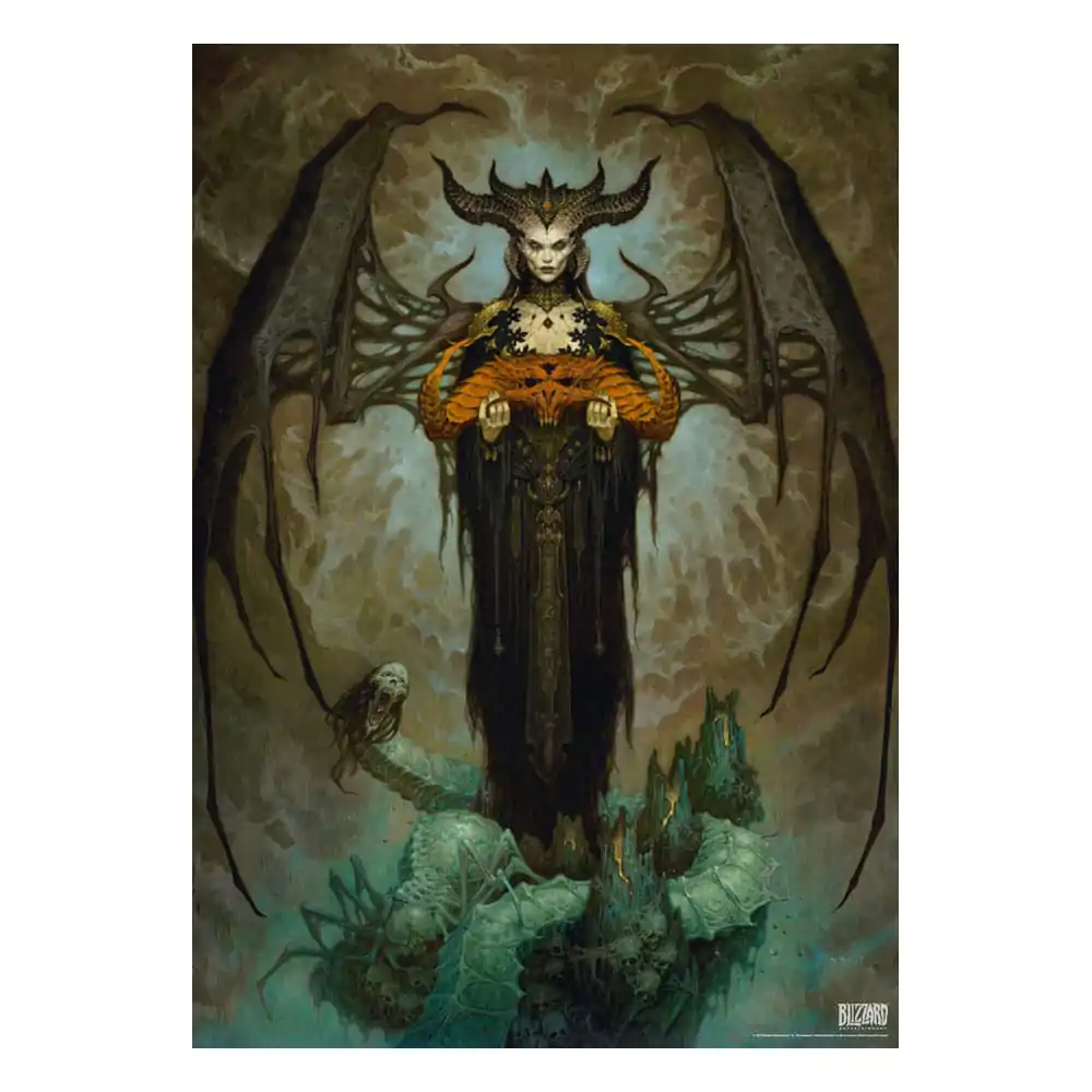 Diablo IV Gaming Puzzle Lilith (1000 pieces) termékfotó