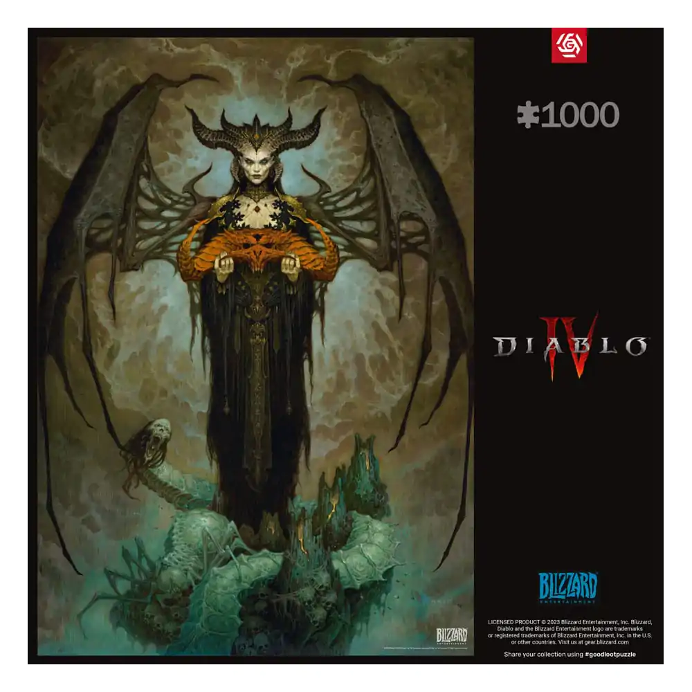 Diablo IV Gaming Puzzle Lilith (1000 pieces) termékfotó