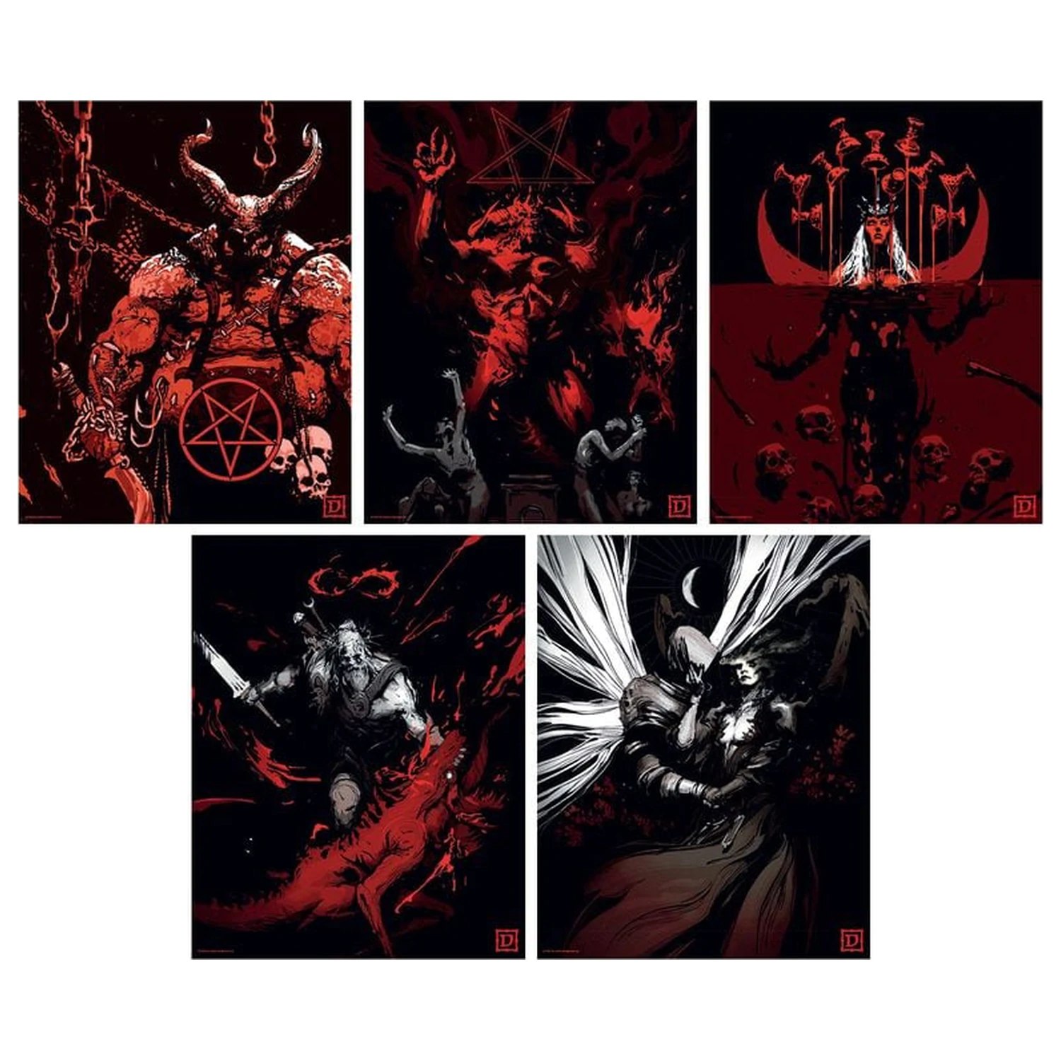 Diablo Lithograph Set Limited Edition product photo