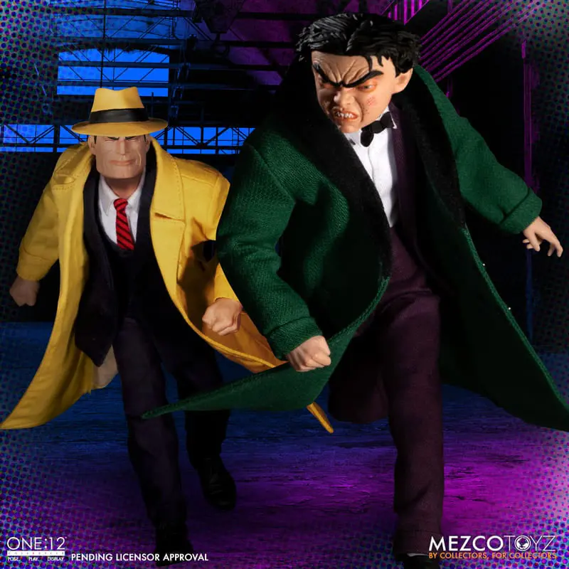 Dick Tracy Action Figures 1/12 Dick Tracy vs Flattop Box Set 17 cm product photo