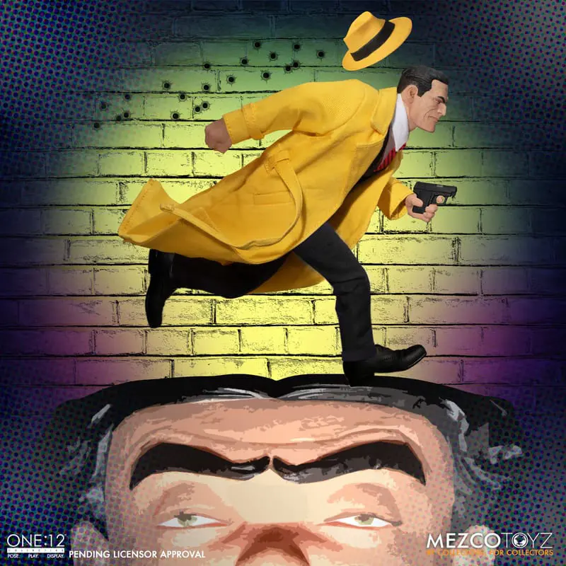 Dick Tracy Action Figures 1/12 Dick Tracy vs Flattop Box Set 17 cm product photo