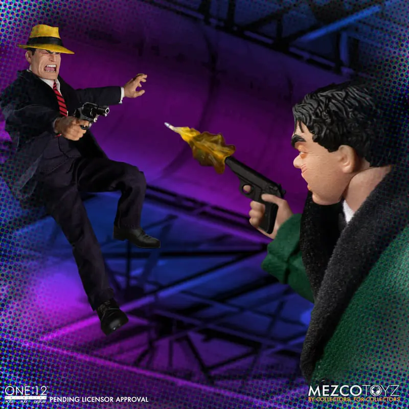 Dick Tracy Action Figures 1/12 Dick Tracy vs Flattop Box Set 17 cm product photo