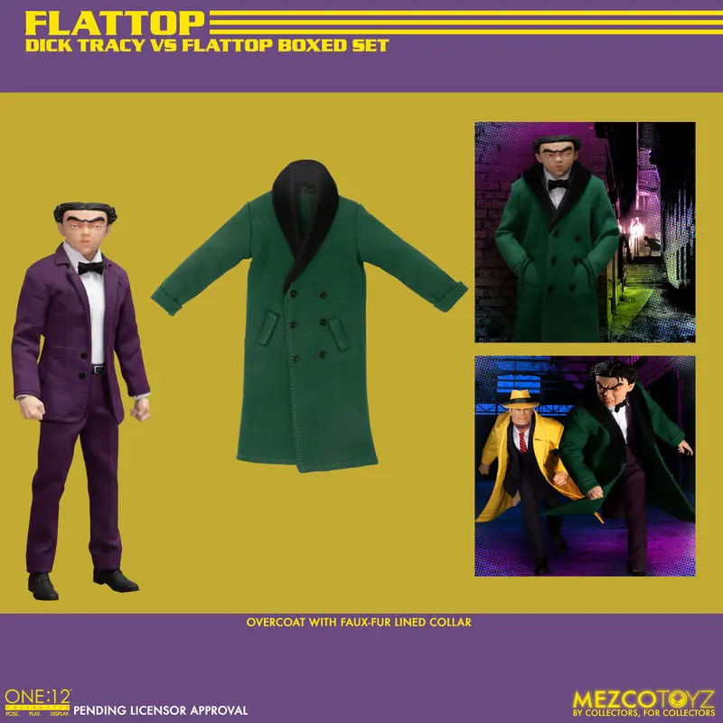 Dick Tracy Action Figures 1/12 Dick Tracy vs Flattop Box Set 17 cm product photo