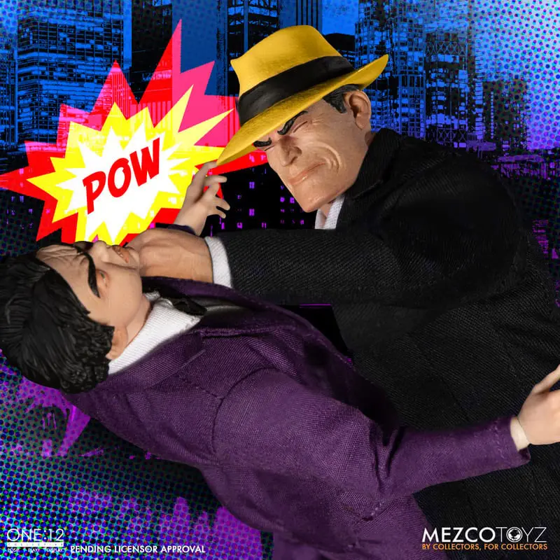 Dick Tracy Action Figures 1/12 Dick Tracy vs Flattop Box Set 17 cm product photo