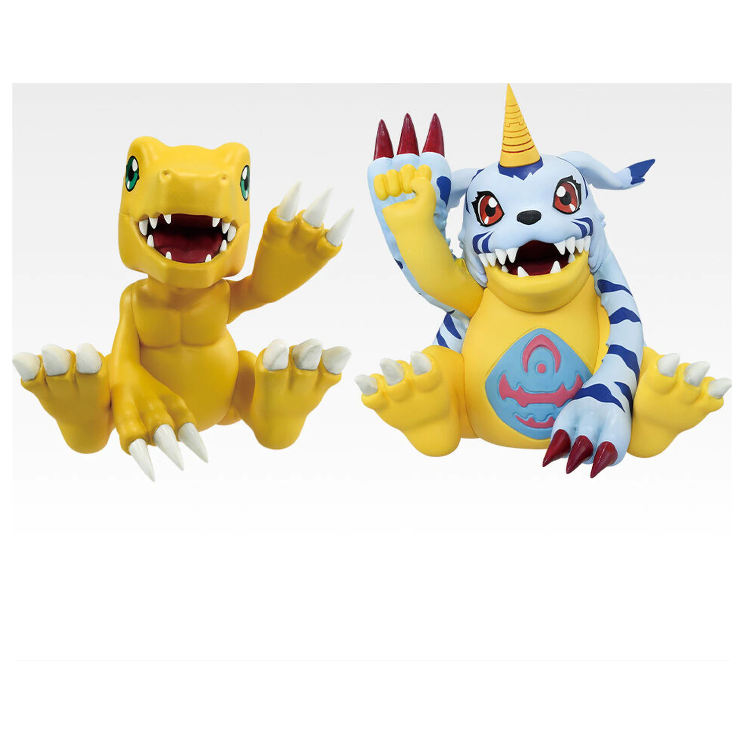 Digimon Adventure Clash of Light and Darkness Agumon & Gabumon Ichibansho figure 7cm product photo