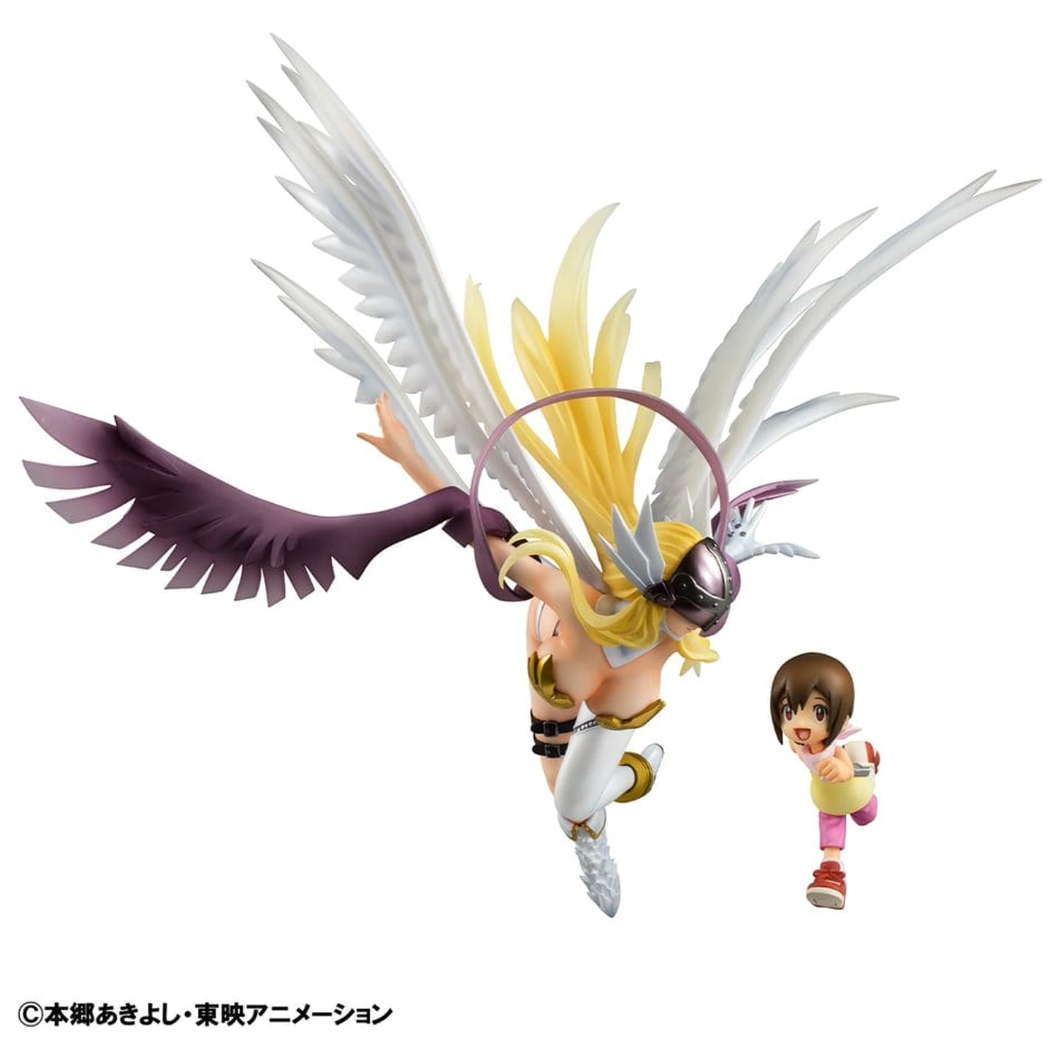 Digimon Adventure Precious G.E.M. Series PVC Statue Angewomon & Hikari Yagami 22 cm  product photo