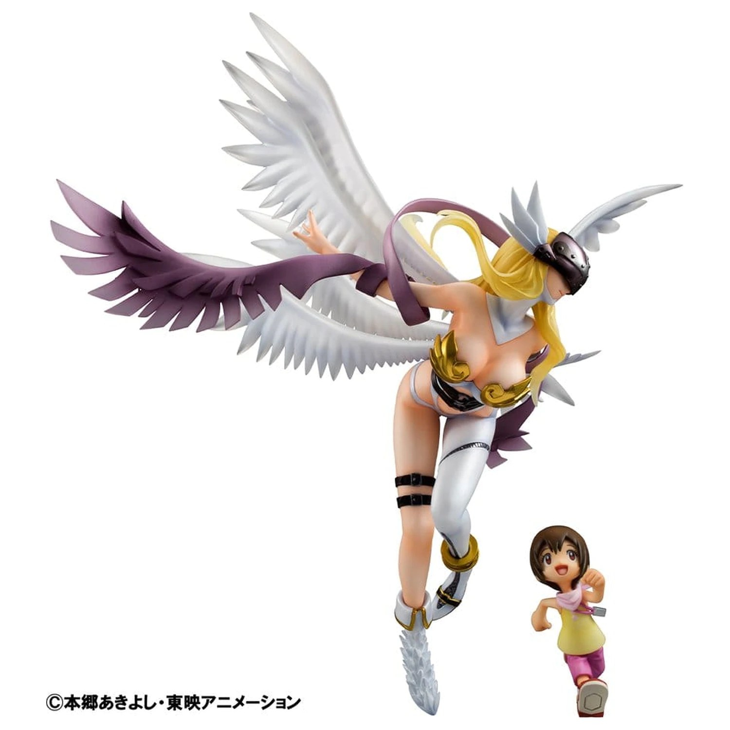 Digimon Adventure Precious G.E.M. Series PVC Statue Angewomon & Hikari Yagami 22 cm  product photo