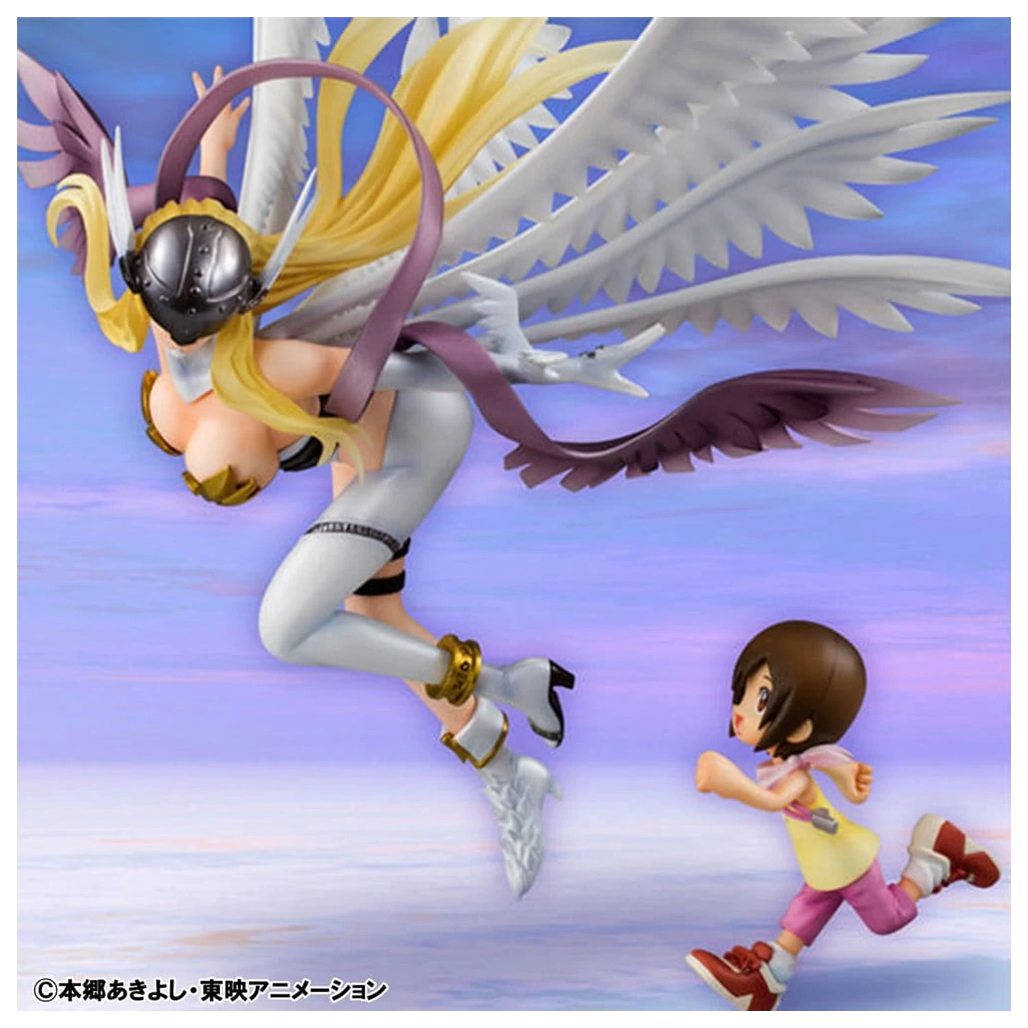 Digimon Adventure Precious G.E.M. Series PVC Statue Angewomon & Hikari Yagami 22 cm  product photo