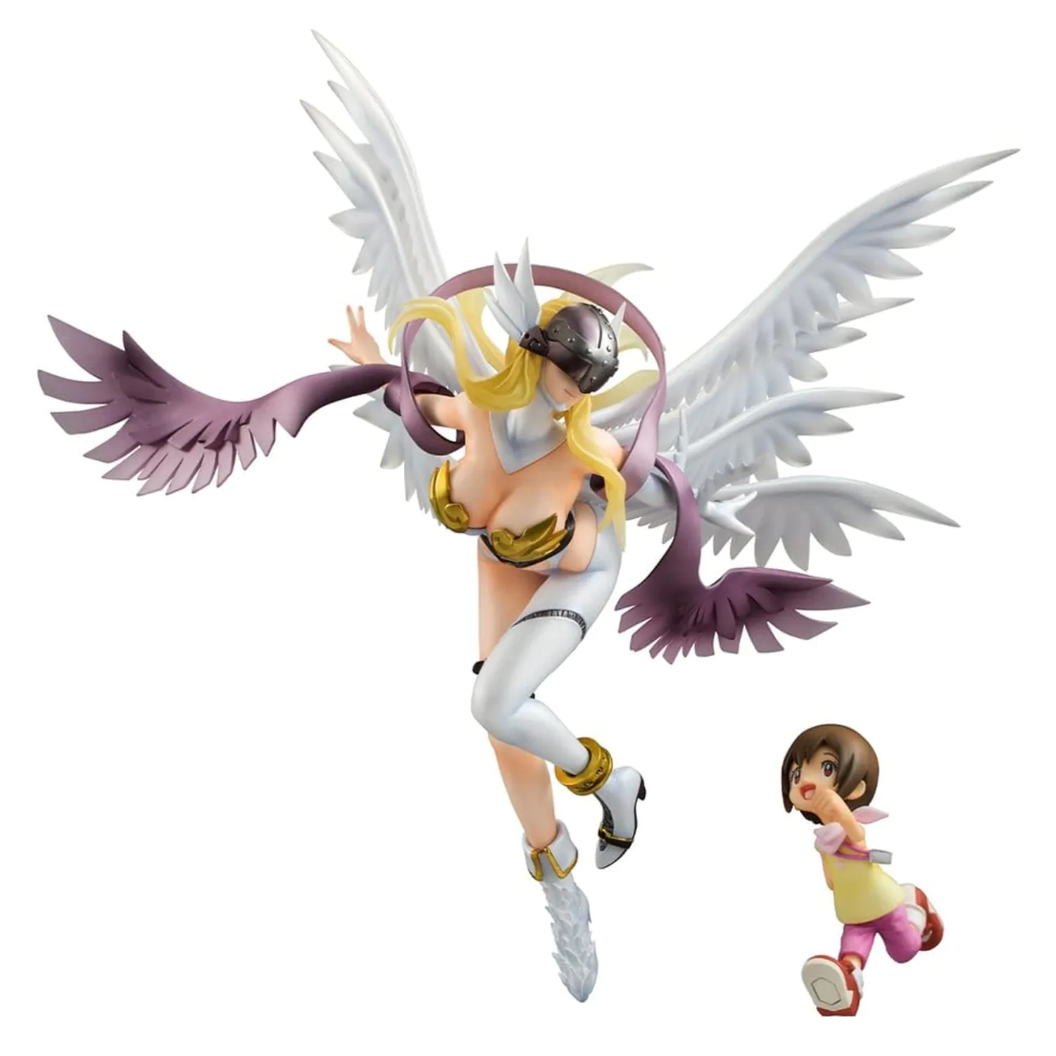 Digimon Adventure Precious G.E.M. Series PVC Statue Angewomon & Hikari Yagami 22 cm  product photo