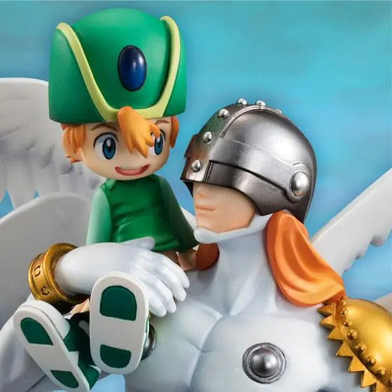 Digimon Adventure G.E.M. Series PVC Statue Angemon &amp; Takaishi Takeru 22 cm product photo