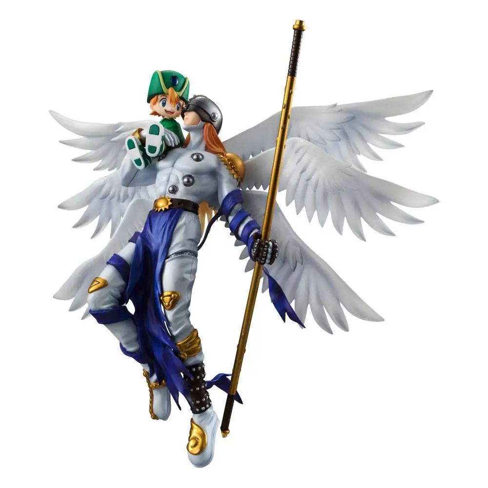 Digimon Adventure G.E.M. Series PVC Statue Angemon &amp; Takaishi Takeru 22 cm product photo