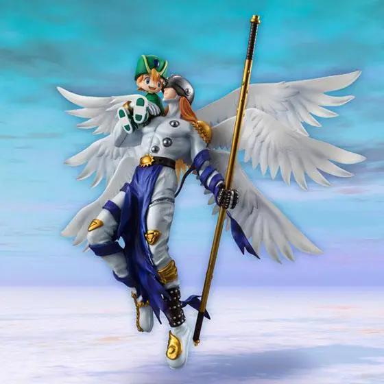 Digimon Adventure G.E.M. Series PVC Statue Angemon &amp; Takaishi Takeru 22 cm product photo