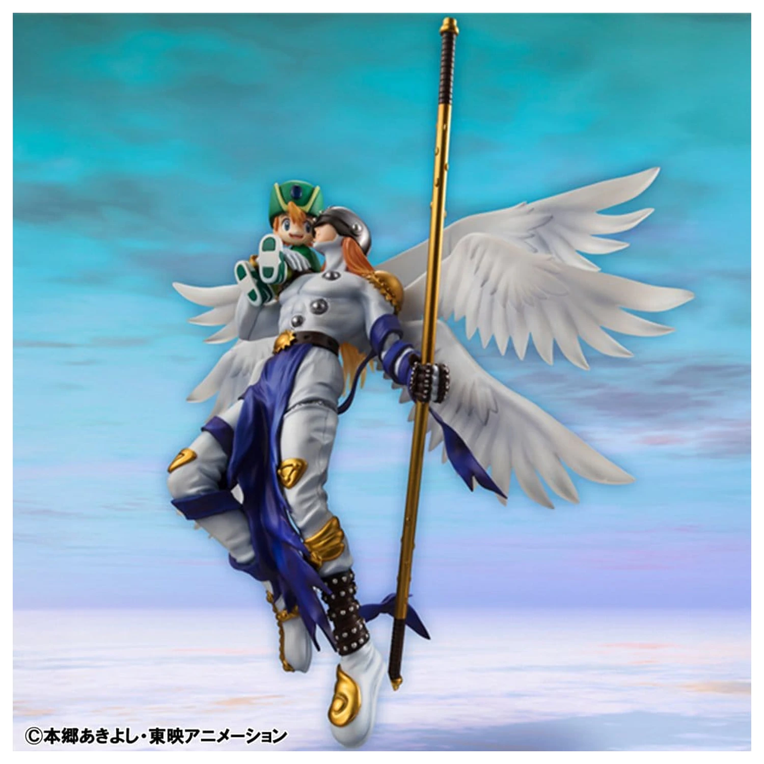 Digimon Adventure G.E.M. Series PVC Figure Angemon & Takeru Takaishi 22 cm (Repeat) product photo