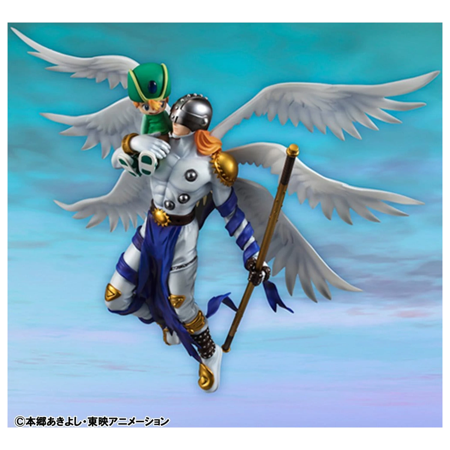 Digimon Adventure G.E.M. Series PVC Figure Angemon & Takeru Takaishi 22 cm (Repeat) product photo