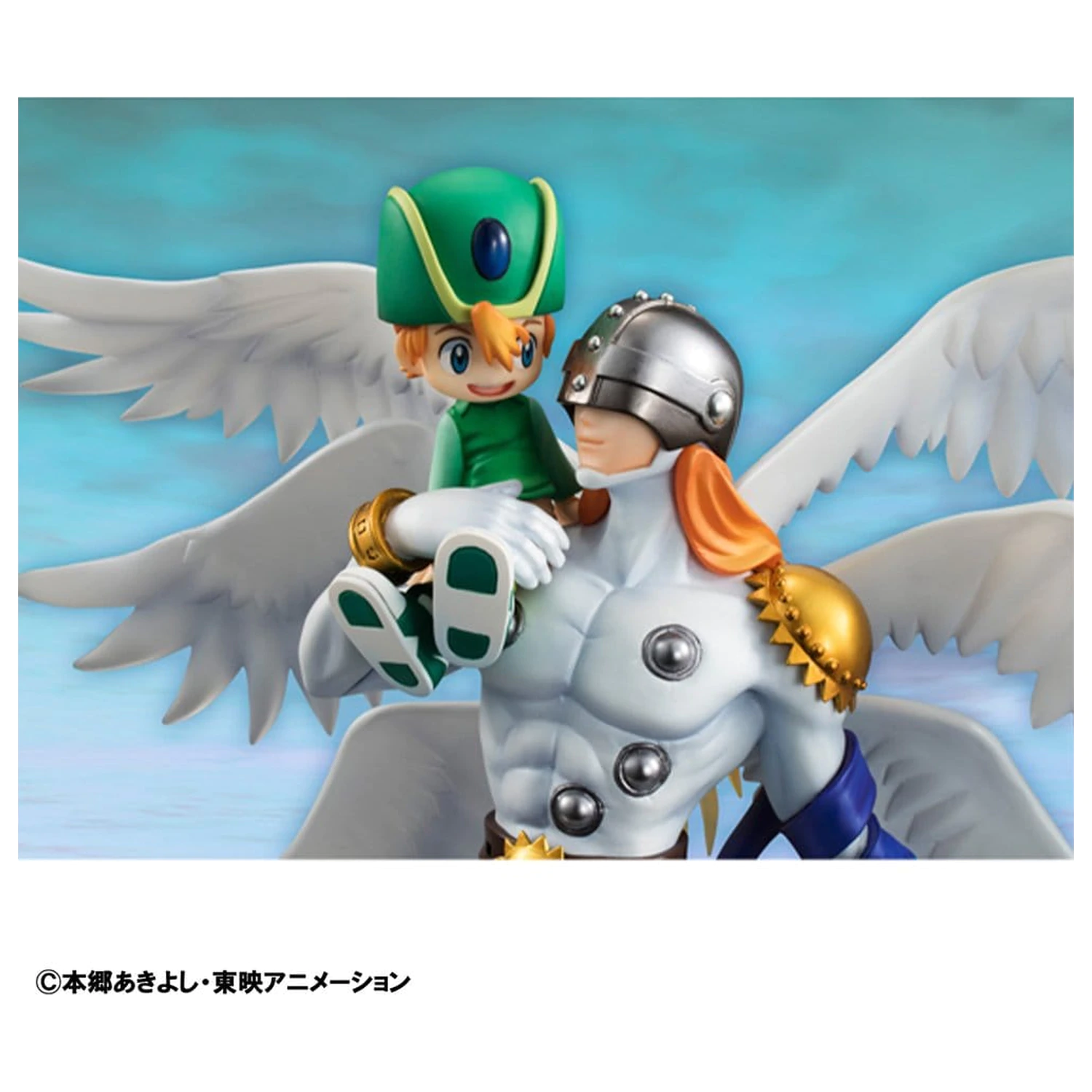 Digimon Adventure G.E.M. Series PVC Figure Angemon & Takeru Takaishi 22 cm (Repeat) product photo