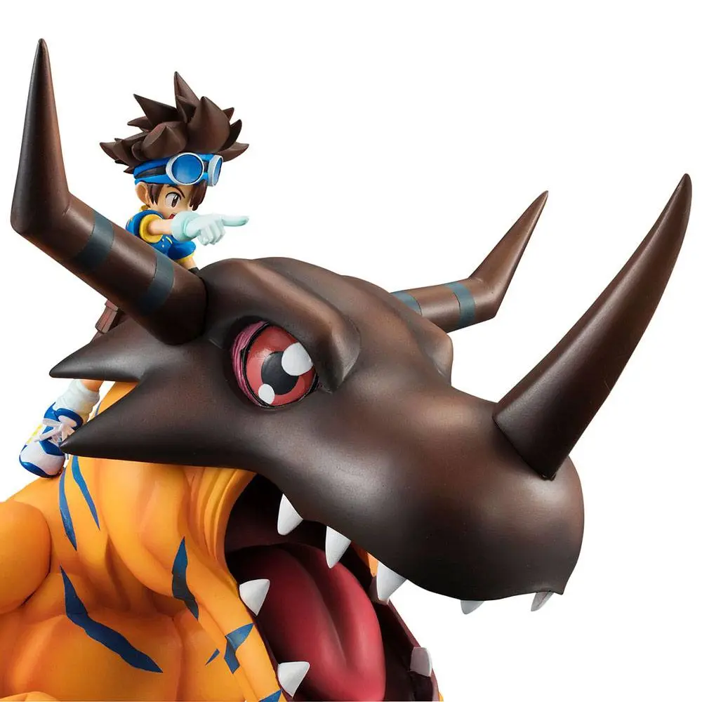 Digimon Adventure G.E.M. Series PVC Statue Greymon &amp; Taichi 25 cm product photo