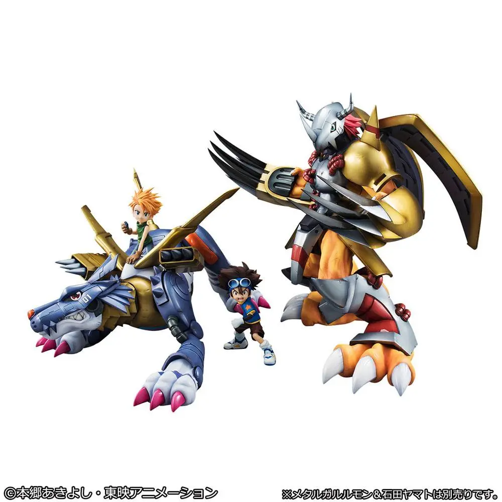 Digimon Adventure G.E.M. Series PVC Statue Wargreymon &amp; Taichi 25 cm product photo