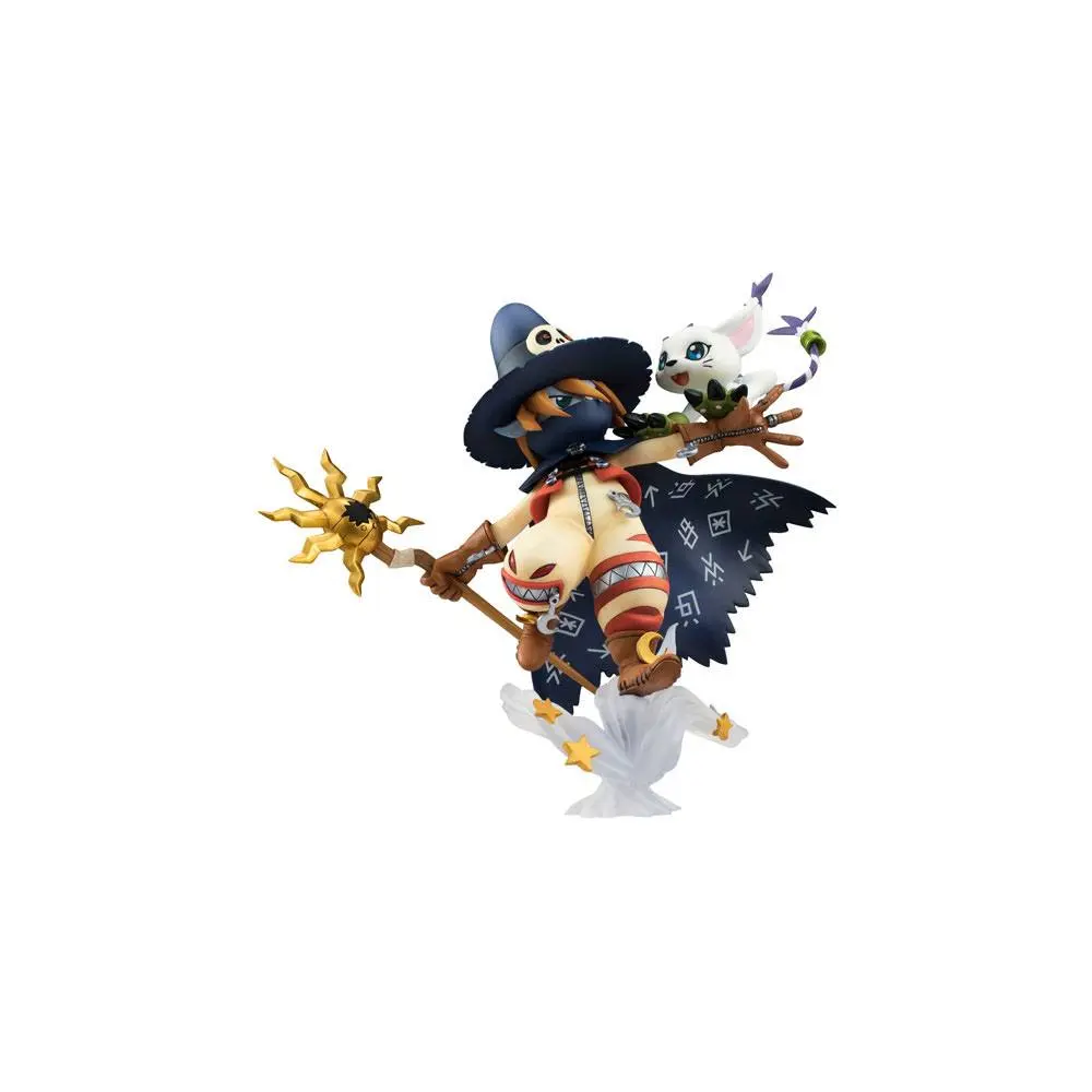 Digimon Adventure G.E.M. Series PVC Statue Wizardmon &amp; Tailmon 18 cm product photo