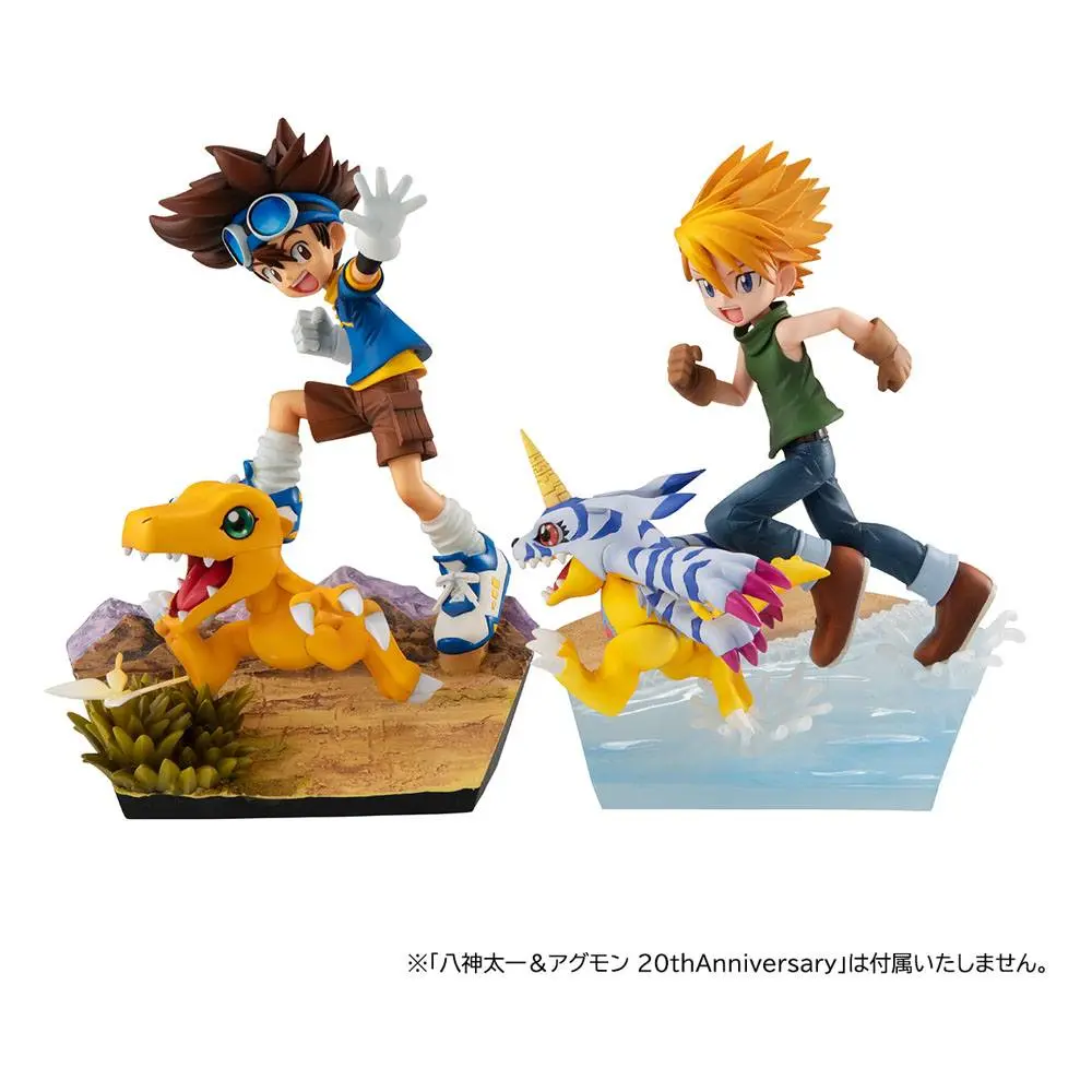 Digimon Adventure G.E.M. Series PVC Statue Yamato Ishida &amp; Gabumon 2022 Ver. 12 cm product photo