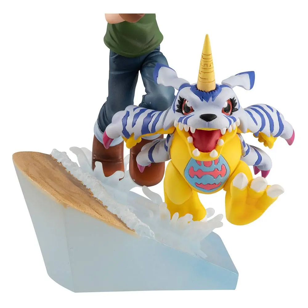 Digimon Adventure G.E.M. Series PVC Statue Yamato Ishida &amp; Gabumon 2022 Ver. 12 cm product photo