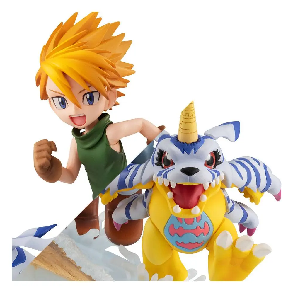 Digimon Adventure G.E.M. Series PVC Statue Yamato Ishida &amp; Gabumon 2022 Ver. 12 cm product photo